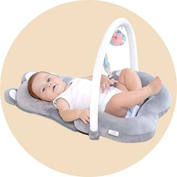 3-In-1 Baby Head Support Pillow Lounger