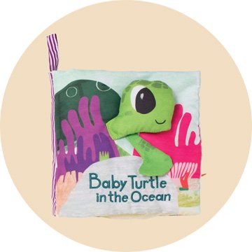 Manhattan Toy What's Outside Sea-Themed Soft Baby Activity Book