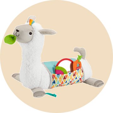 Fisher Price Grow-with-Me Tummy Time Llama