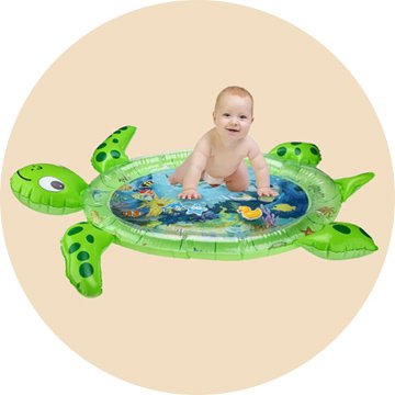 Gebra Inflatable Tummy Time Water Mat