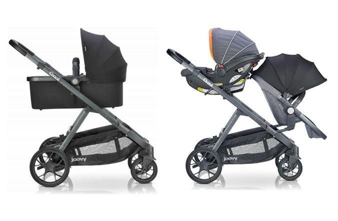 Car seat and bassinet compatibility of Joovy Stroller