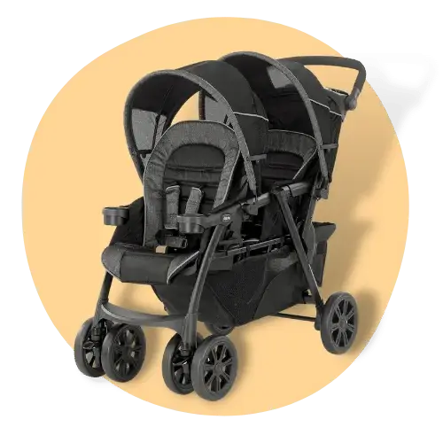 Chicco cortina together double stroller