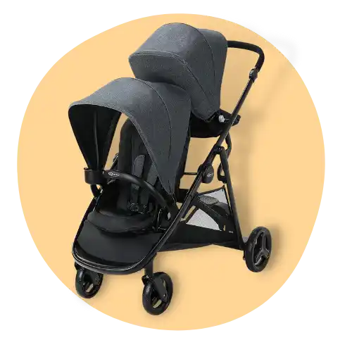Graco ready2grow lx 2.0 stroller with standing board