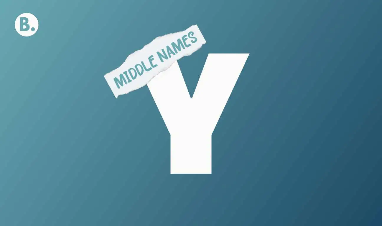 middle names that start with Y