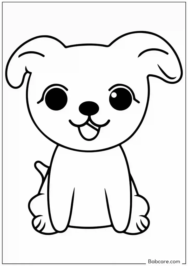 Yorkshire Terrier Coloring Page For Kids