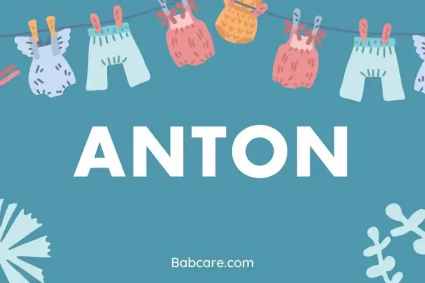 Anton name meaning