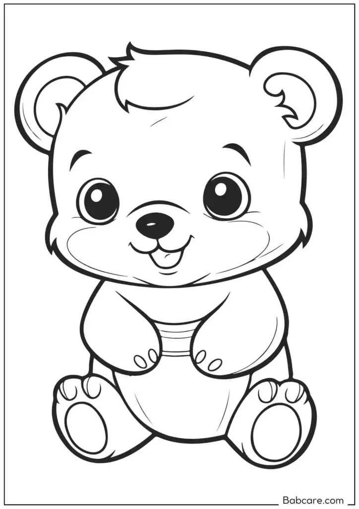 Cute Teddy Bear Smiling 