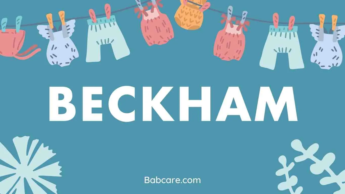 Beckham Name Meaning
