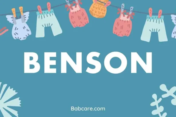 Benson Name Meaning