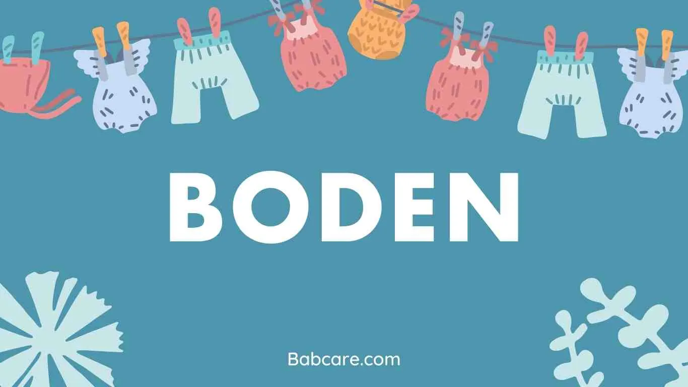 Boden Name Meaning