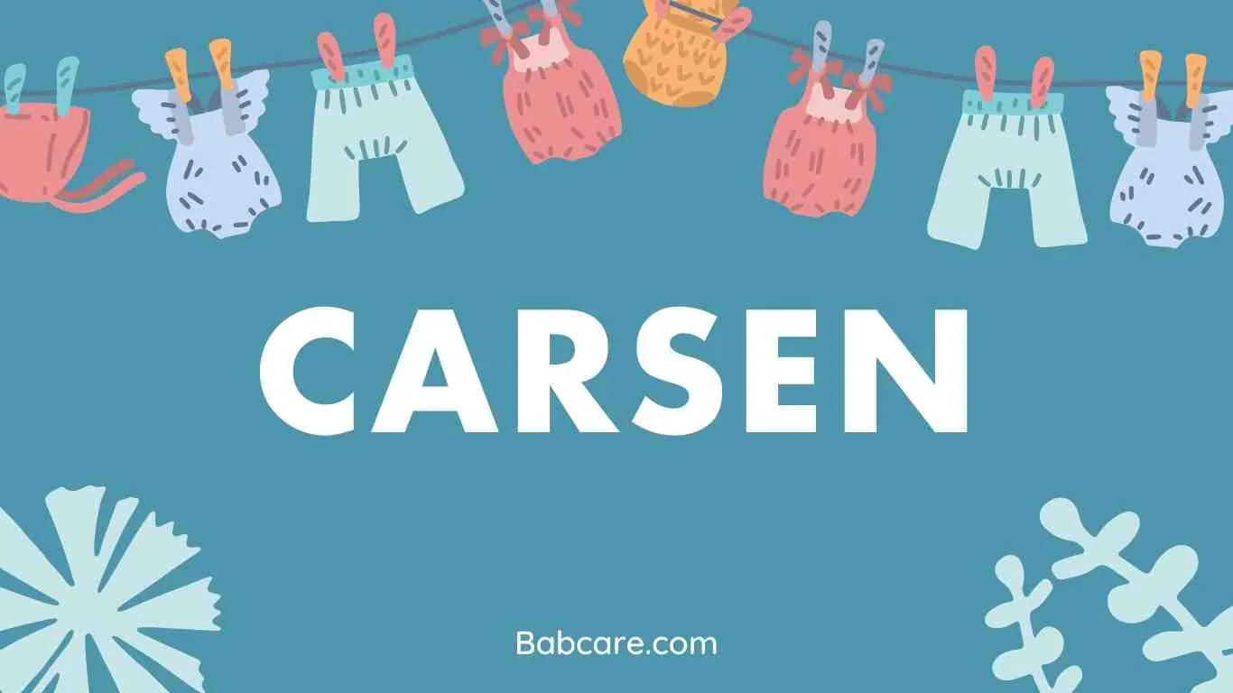 Carsen Name Meaning