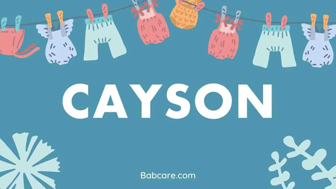 Cayson Name Meaning