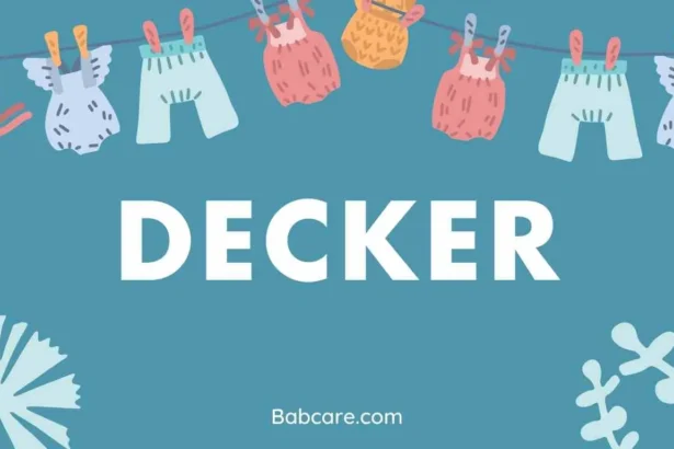 Decker Name Meaning