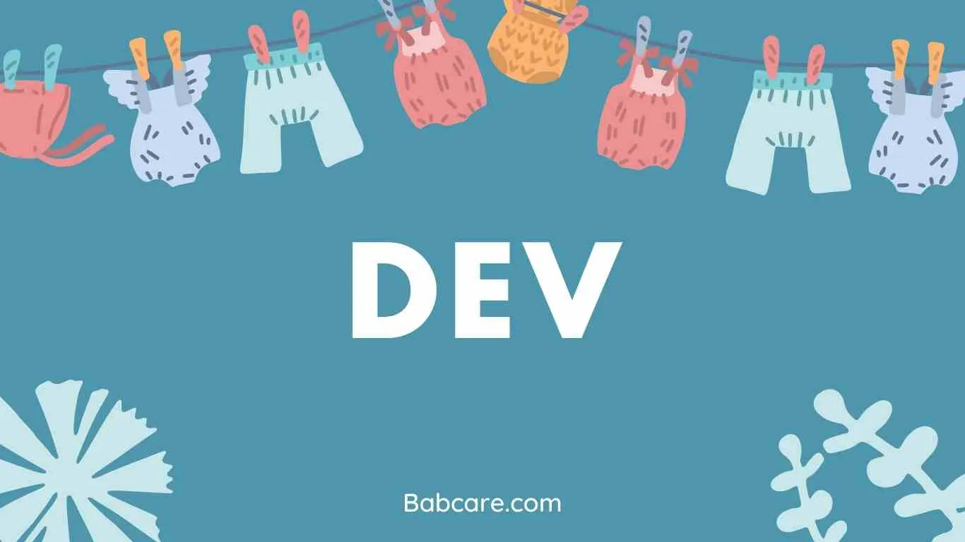 Dev Name Meaning