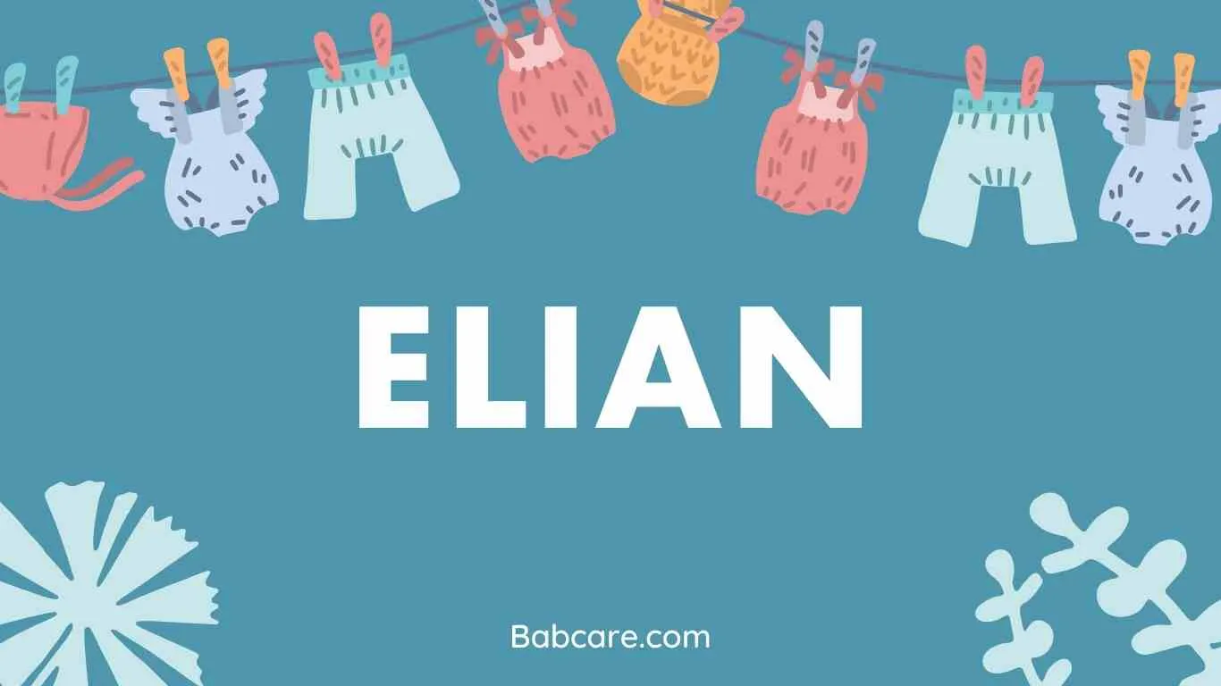 Elian Name Meaning