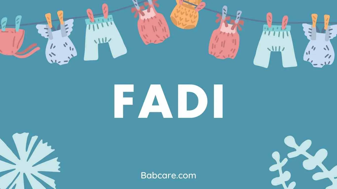 Fadi Name Meaning