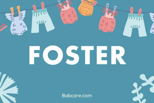 Foster Name Meaning