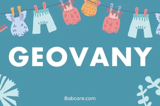 Geovany Name Meaning