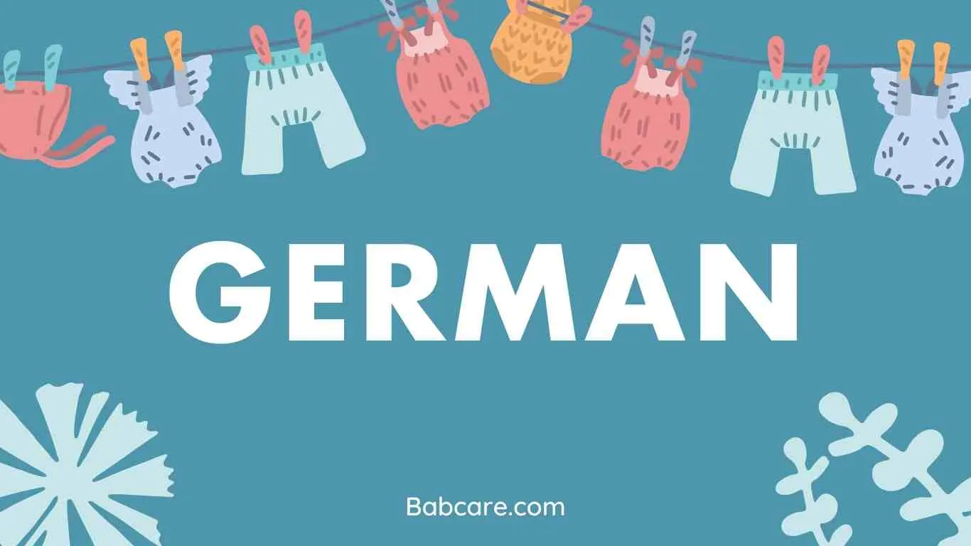 German Name Meaning