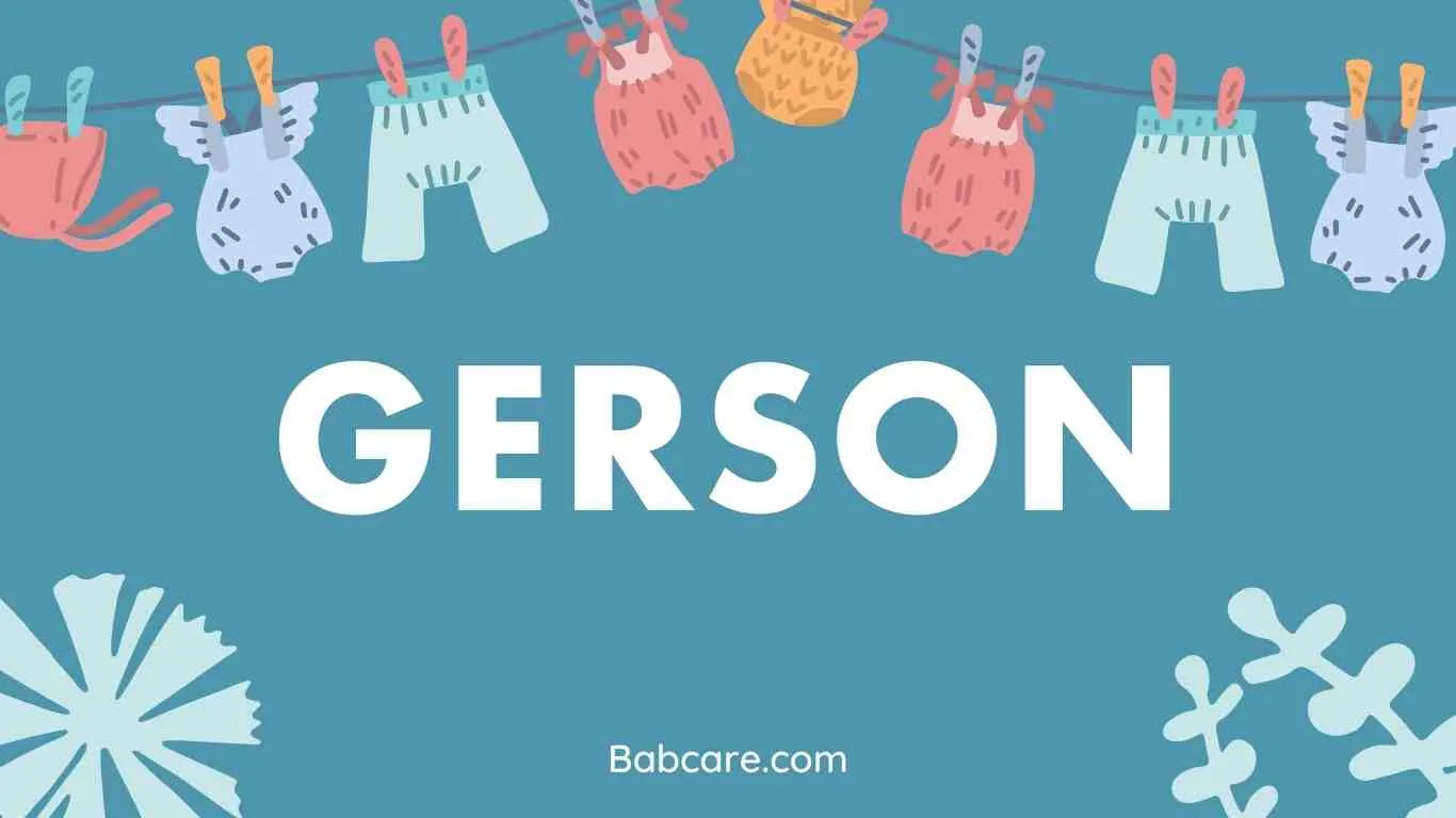 Gerson Name Meaning