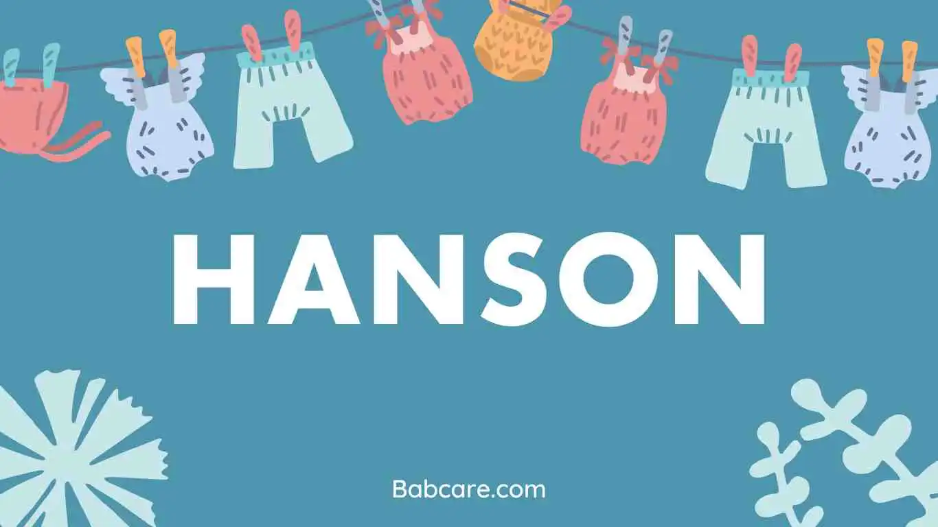 Hanson Name Meaning