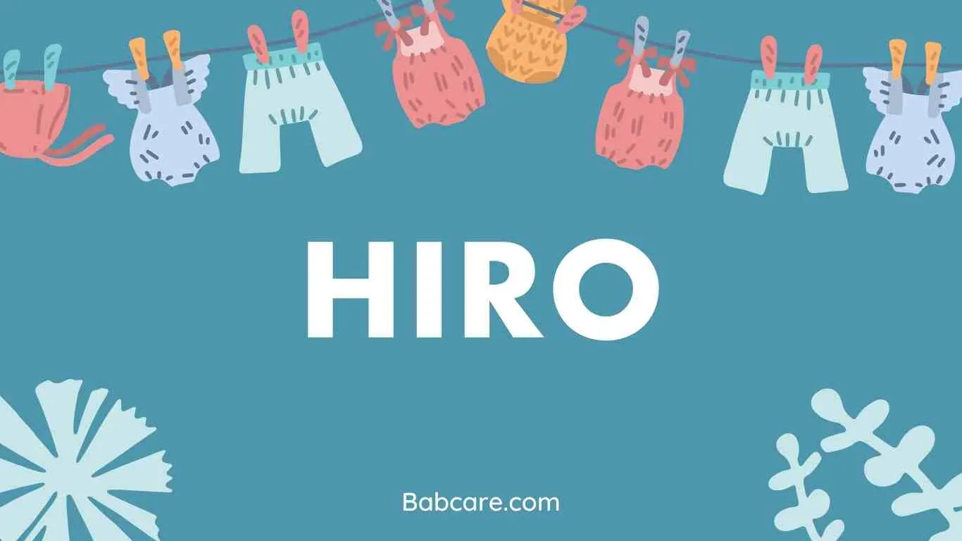 Hiro Name Meaning