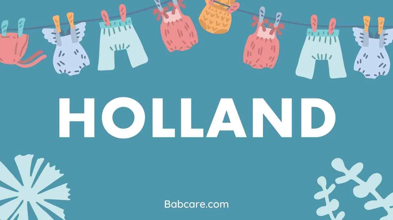 Holland Name Meaning
