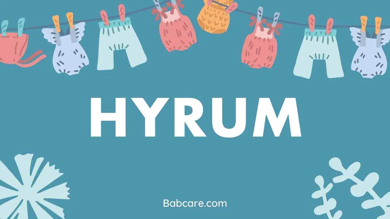 Hyrum Name Meaning