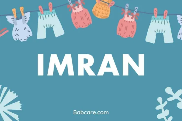 Imran Name Meaning