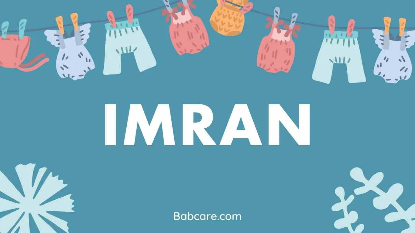 Imran Name Meaning
