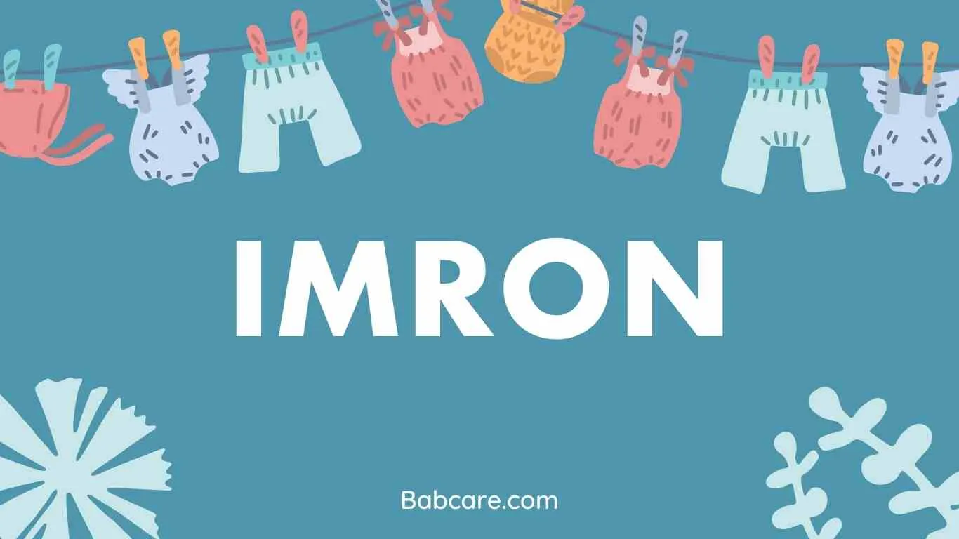 Imron Name Meaning