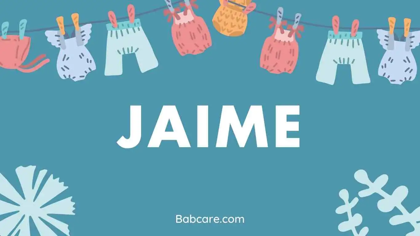 Jaime name meaning