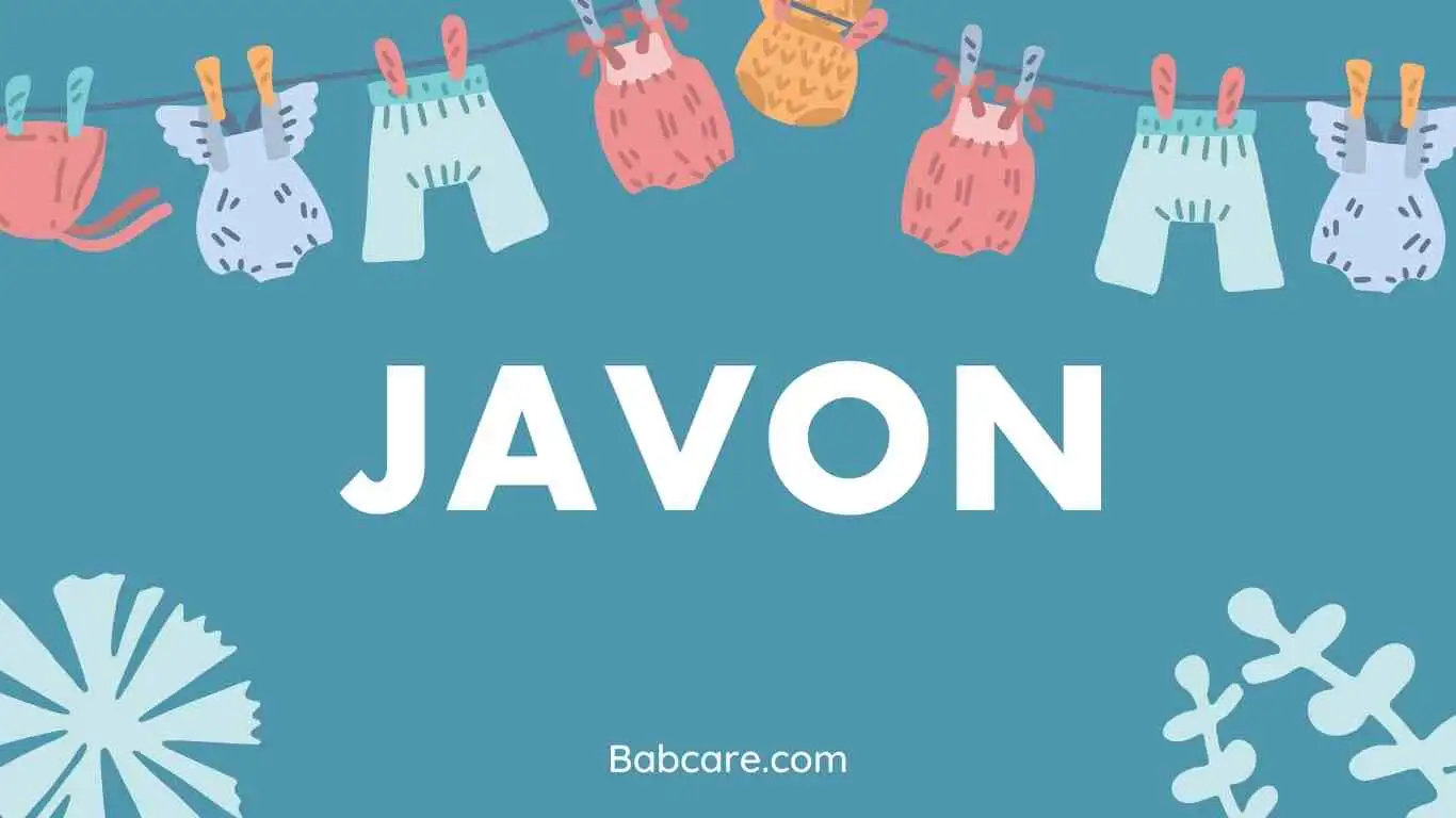 Javon name meaning