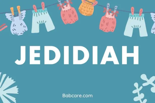 Jedidiah name meaning