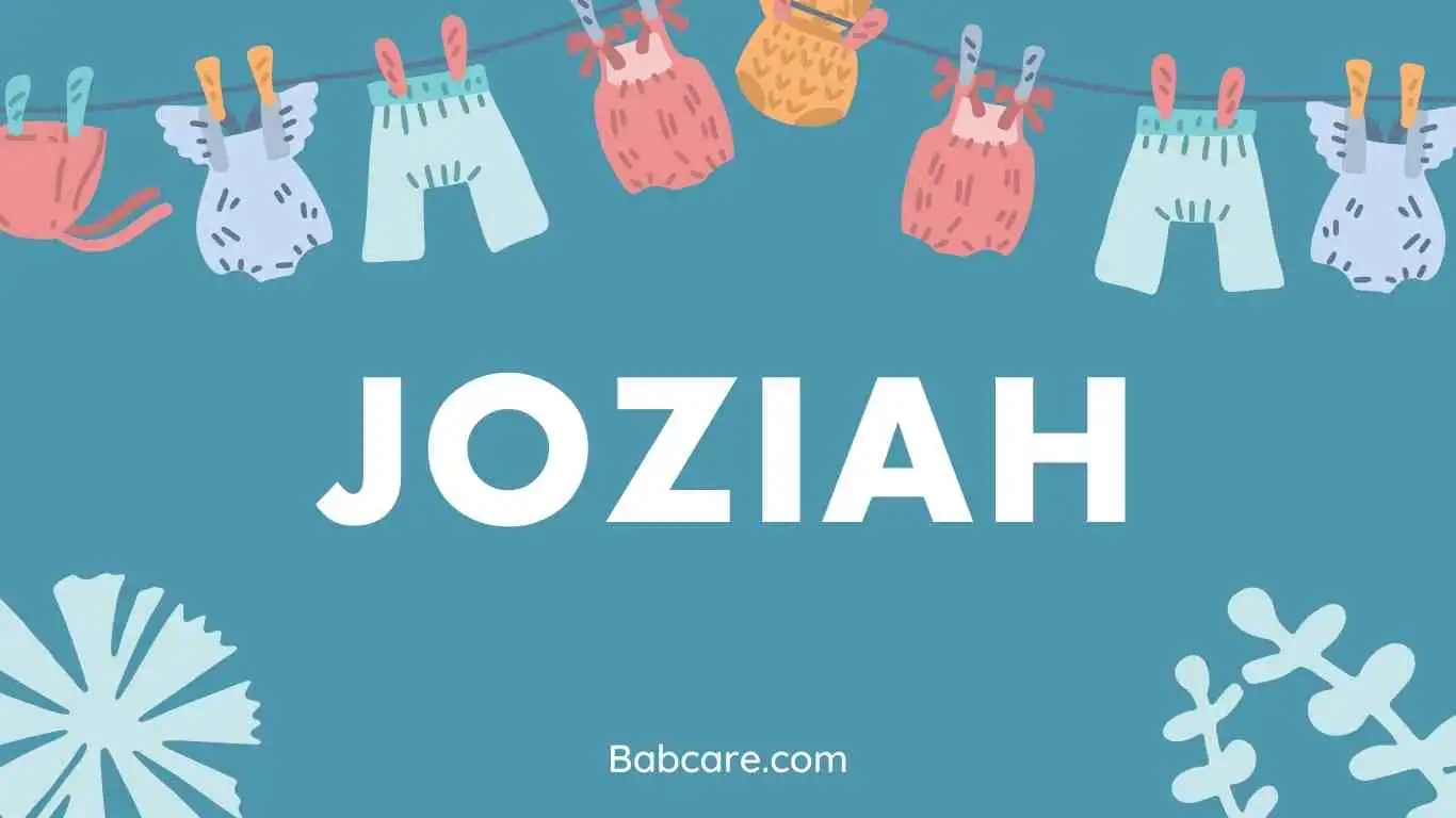 Joziah name meaning