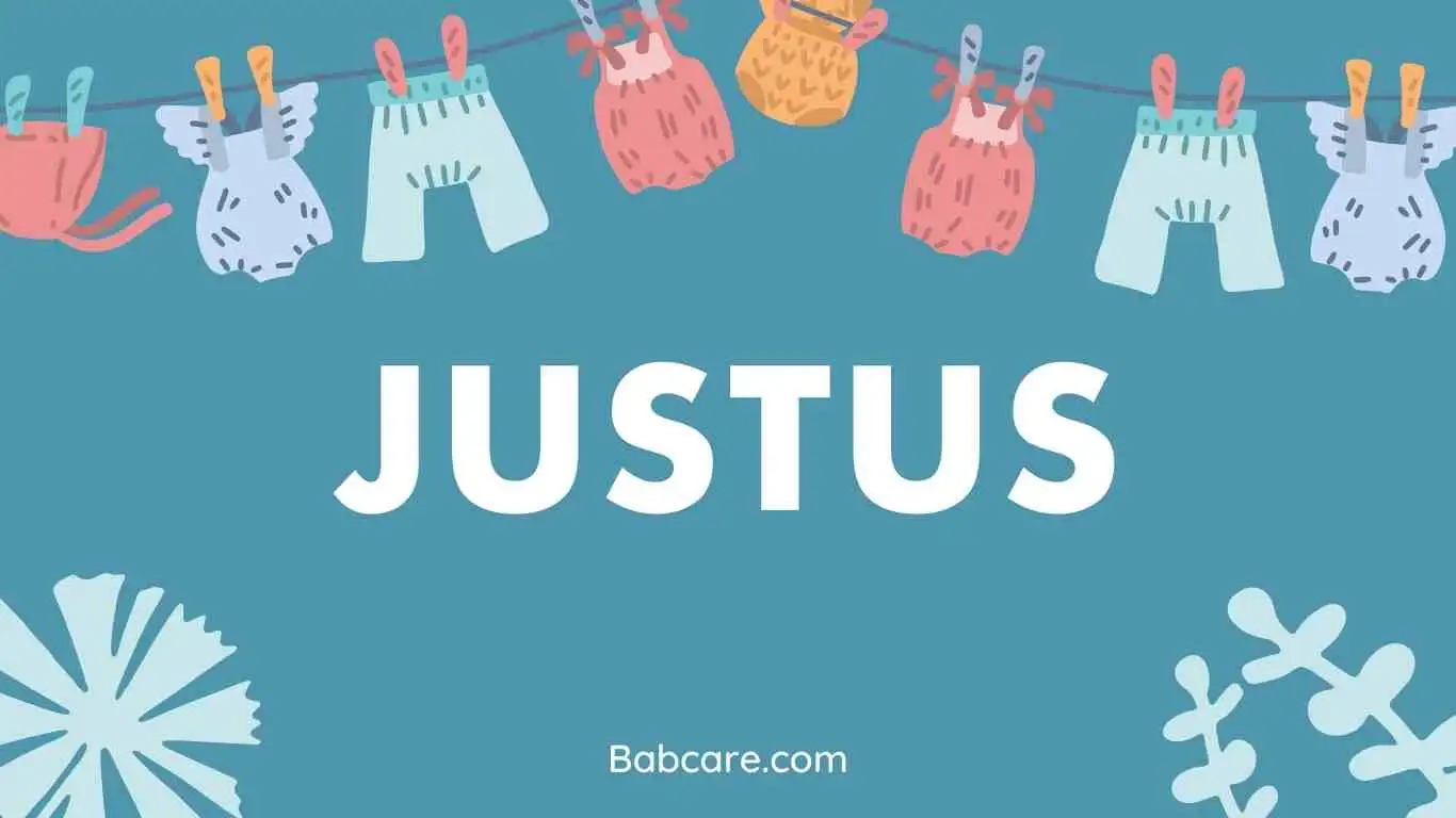 Justus name meaning