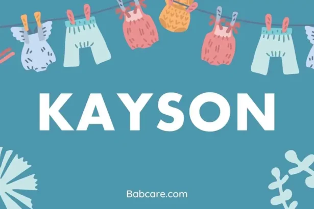 Kayson name meaning