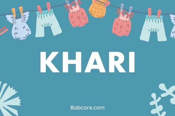 Khari name meaning