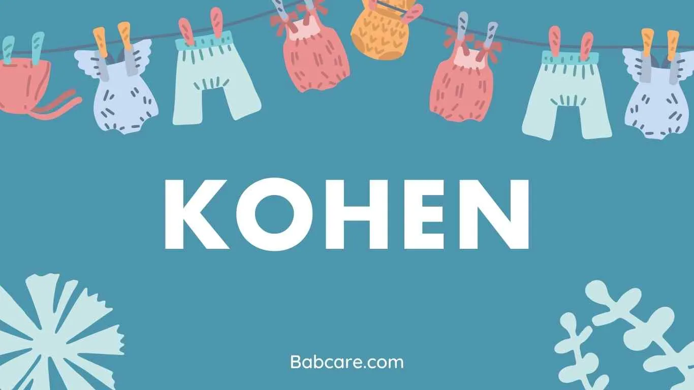 Kohen name meaning