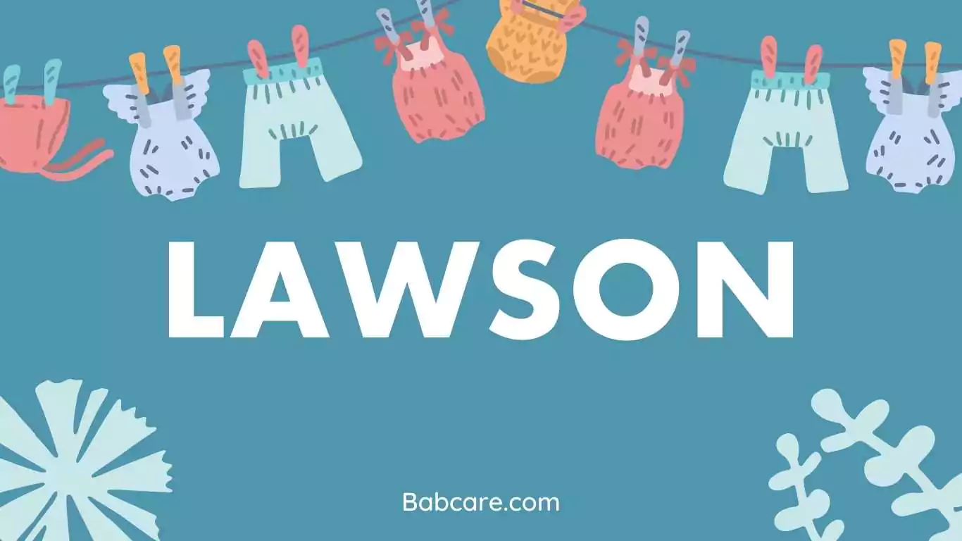 Lawson name meaning