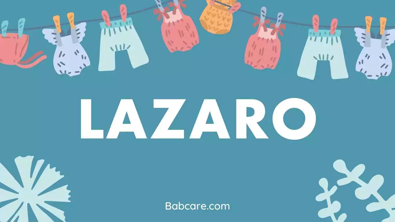 Lazaro name meaning