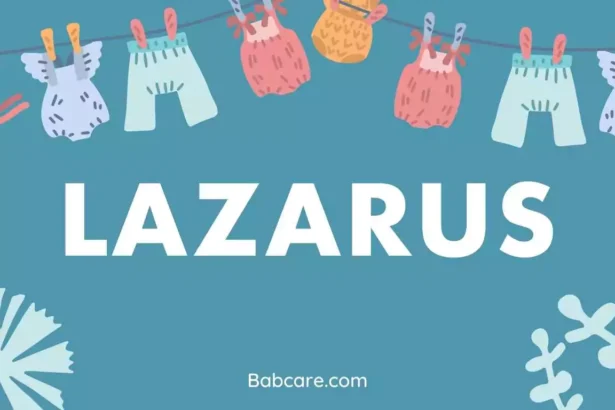 Lazarus name meaning
