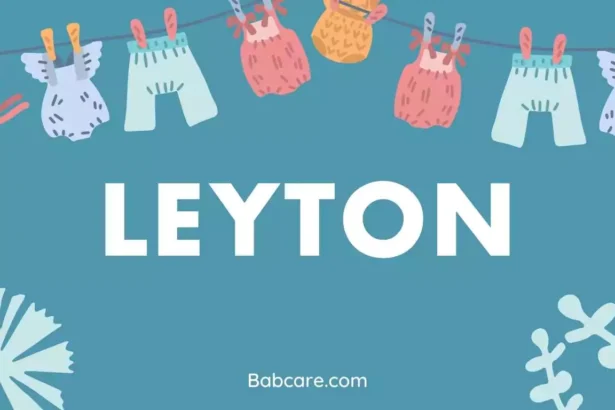 Leyton name meaning