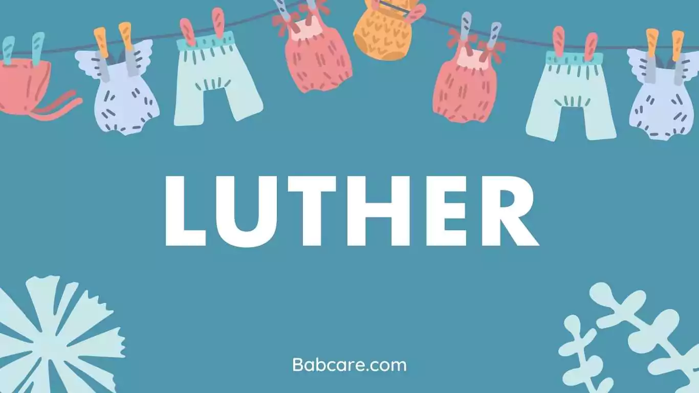 Luther name meaning