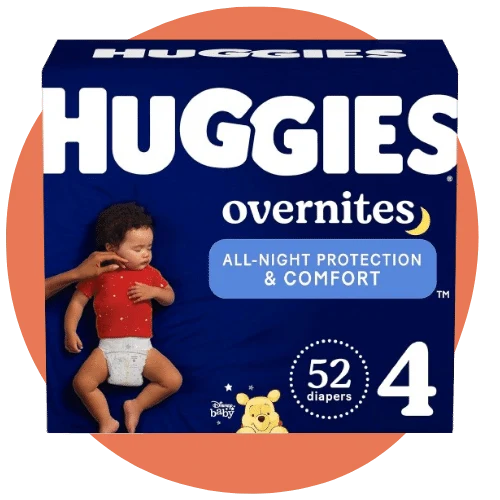 Huggies Size 4 Overnites Baby Diapers