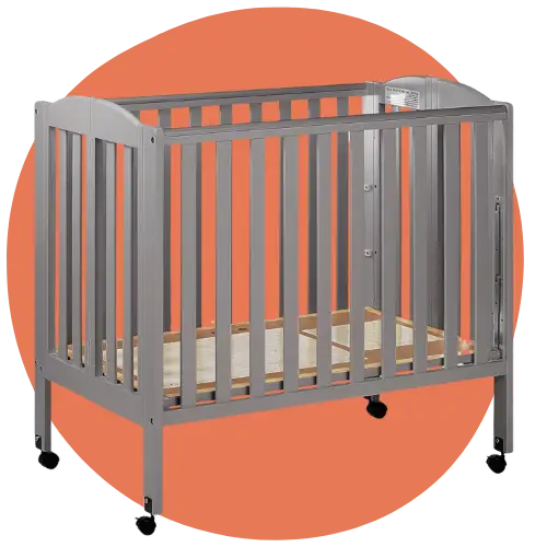 3 in 1 Portable Folding Stationary Side Crib