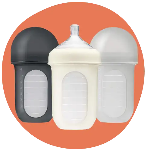 Boon NURSH Reusable Silicone Bottles